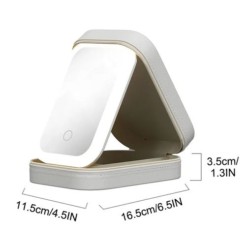 Caixa de jóias cosmética LED