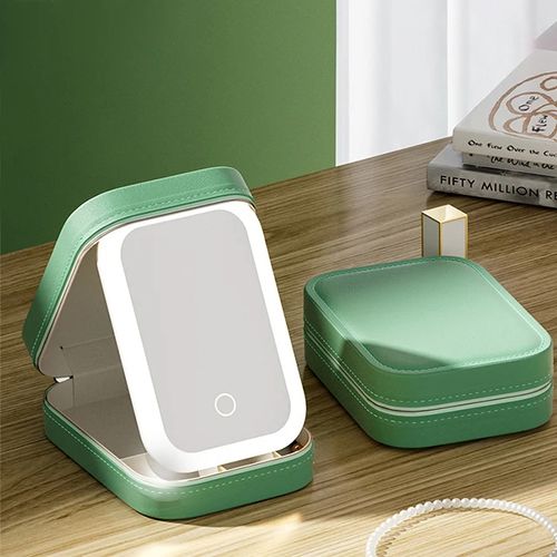 Caixa de jóias cosmética LED