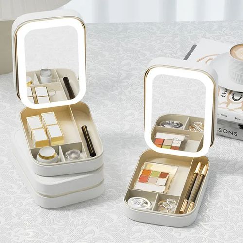 Caixa de jóias cosmética LED