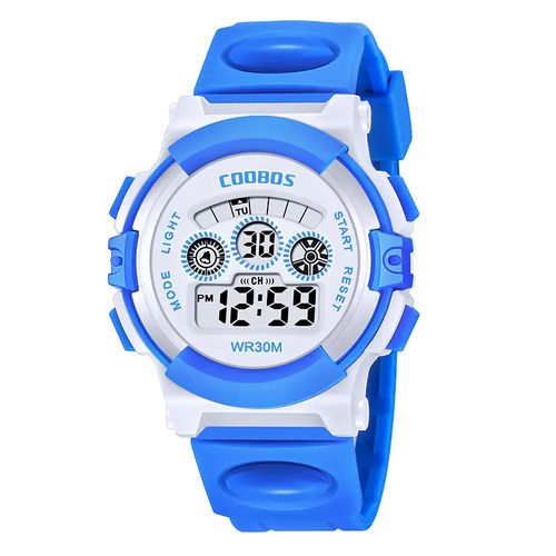 Dynamic Color design Fashion Girls Boys Sport led Digital Watch Electronic children's watch