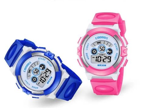 Dynamic Color design Fashion Girls Boys Sport led Digital Watch Electronic children's watch