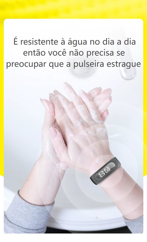 Pulseira repelente de mosquitos com ultrassom