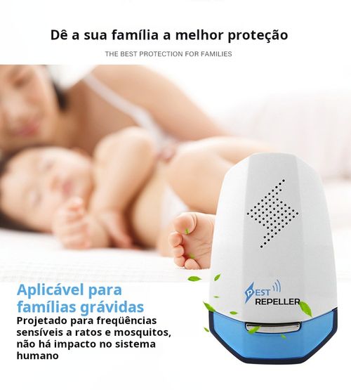 REPELADOR ULTRASONICO REPELLA MAISINSETOS & RODENTES & Rato