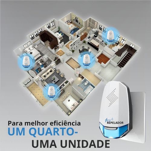 REPELADOR ULTRASONICO REPELLA MAISINSETOS & RODENTES & Rato