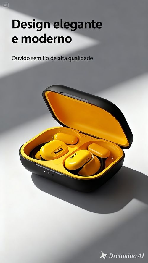 NANKA Fone de ouvido esportivo impermeável de gancho aberto, conexão sem fio, zero pressão e sem desconforto