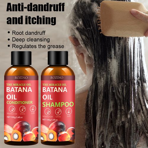 Batana oil shampoo condicionador set (desconto de 50% por tempo limitado