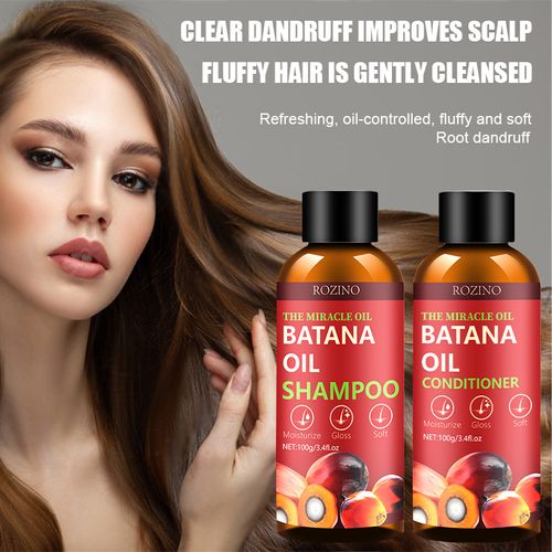 Batana oil shampoo condicionador set (desconto de 50% por tempo limitado
