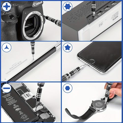 🔥115 parçalık hassas tornavida seti, Saatler, bilgisayarlar