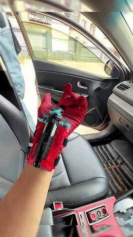 Lançador de Heróis Brinquedo de Pulso Atirador de Teia de Aranha (Torne-se um Super-Herói)