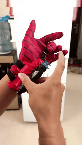 Lançador de Heróis Brinquedo de Pulso Atirador de Teia de Aranha (Torne-se um Super-Herói)