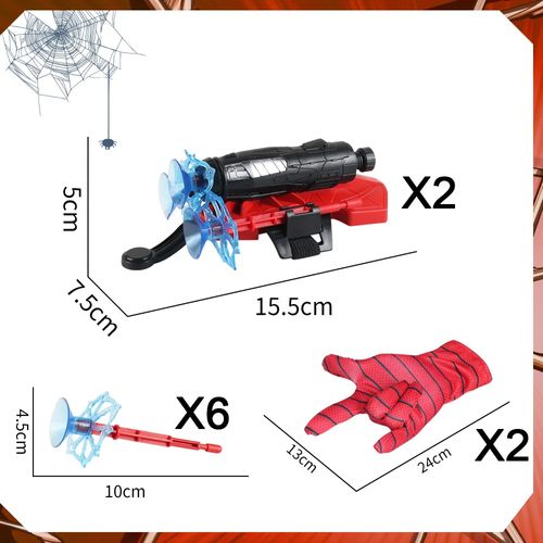 Lançador de Heróis Brinquedo de Pulso Atirador de Teia de Aranha (Torne-se um Super-Herói)