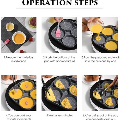 🔥Gaz Ocak ve İndüksiyon Uyumlu Olarak 1 Adet Yumurta İçin Tava