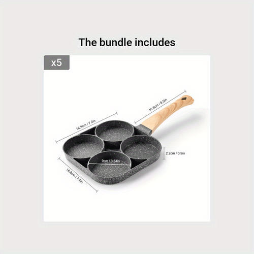 🔥Gaz Ocak ve İndüksiyon Uyumlu Olarak 1 Adet Yumurta İçin Tava