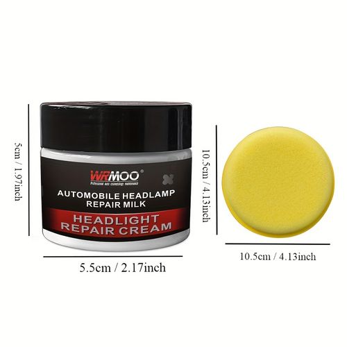 🔥Araba Farı Restorasyon Kiti - Kristal Kaplama Parlatma & Çizik Giderici, Sararmayı Önleyici💕(50% de desconto por tempo limitado)