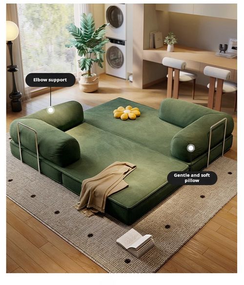 Cama sofá compactada torna o transporte e o manuseio muito mais fáceis.