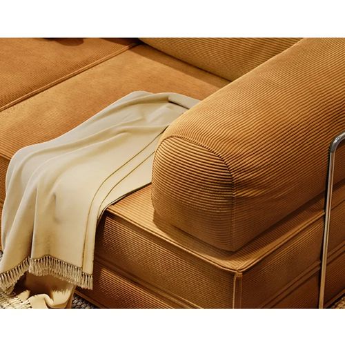 Cama sofá compactada torna o transporte e o manuseio muito mais fáceis.