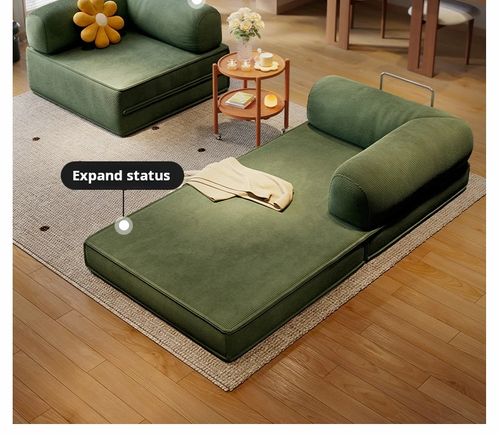 Cama sofá compactada torna o transporte e o manuseio muito mais fáceis.