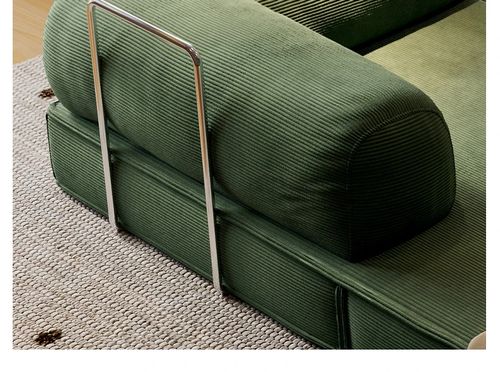 Cama sofá compactada torna o transporte e o manuseio muito mais fáceis.