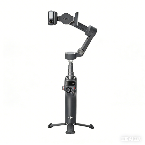 Osmo Mobile 8 Acompanhamento Nativo, Áudio Integrado e Iluminação Rotação Infinita Horizontal de 360°