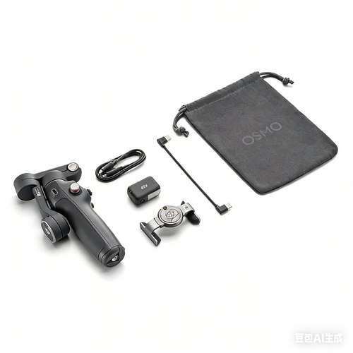 Osmo Mobile 8 Acompanhamento Nativo, Áudio Integrado e Iluminação Rotação Infinita Horizontal de 360°