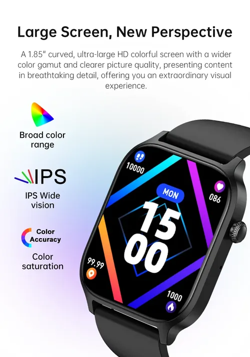 🌎Seu parceiro na vida - Relógio inteligente de saúde.