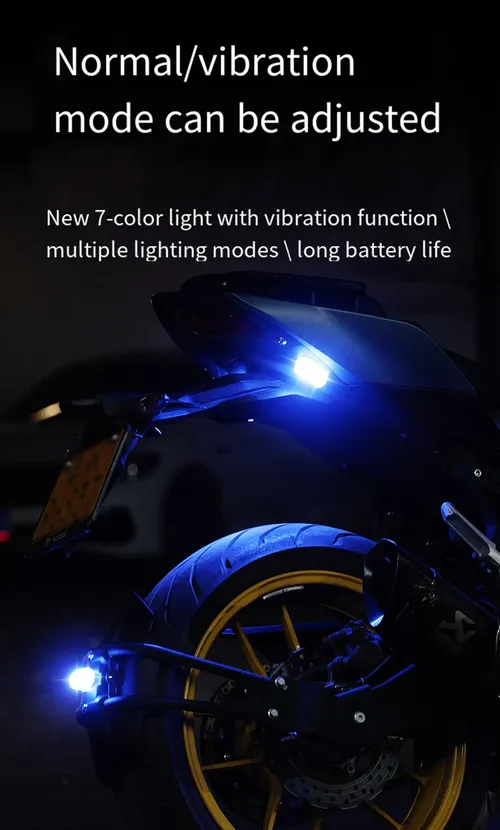 Lâmpada RGB controle remoto, indicador e aviso para veículos e drones