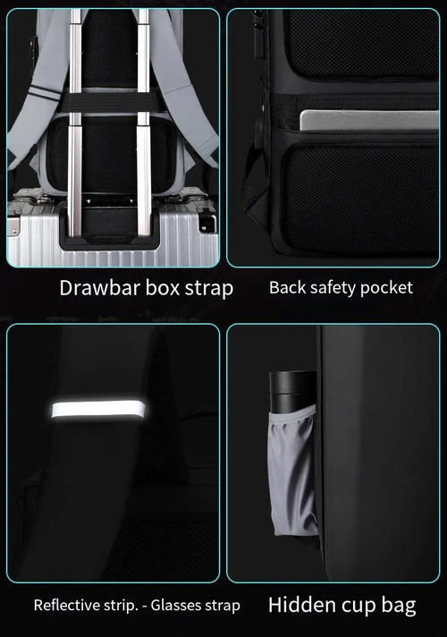 🎒Mochilas de ombros de grande capacidade e com aparência sofisticada