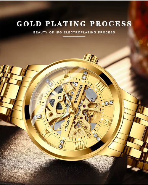 🔥Relógio de pulso à prova de água, feito de aço inoxidável e com iluminação noturna