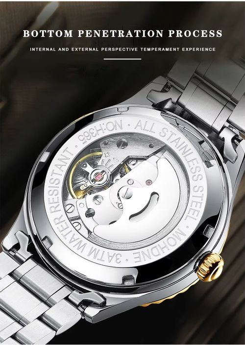 🔥Relógio de pulso à prova de água, feito de aço inoxidável e com iluminação noturna