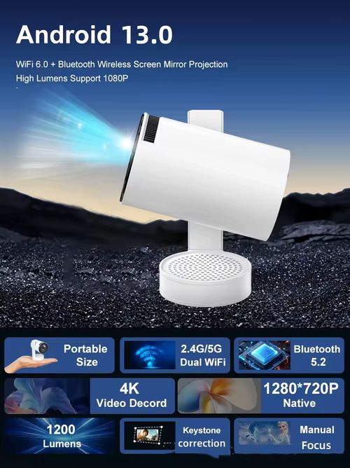 Projetor Mini Portátil Z11: O Teu Cinéma em Casa