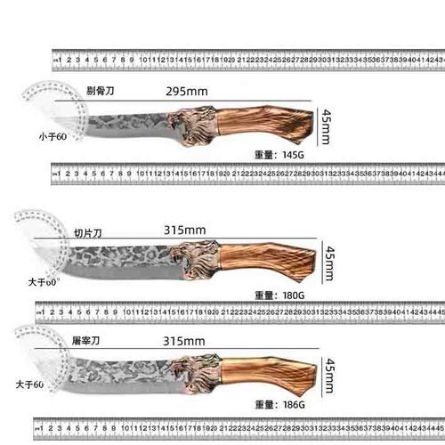 Conjunto de 7 peças de facas de cozinha de aço inoxidável forjadas artesanalmente (incluindo tesoura)