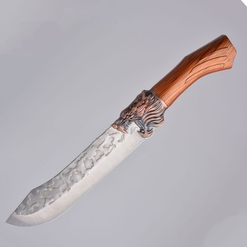 Conjunto de 7 peças de facas de cozinha de aço inoxidável forjadas artesanalmente (incluindo tesoura)