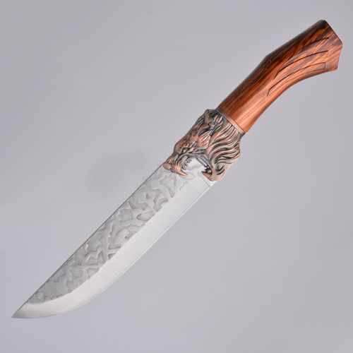 Conjunto de 7 peças de facas de cozinha de aço inoxidável forjadas artesanalmente (incluindo tesoura)