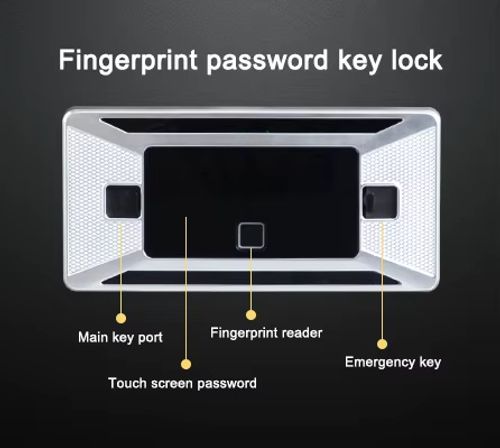 Caixa Forte Digital Extra-Grande com Teclado de Aço (três modelos)