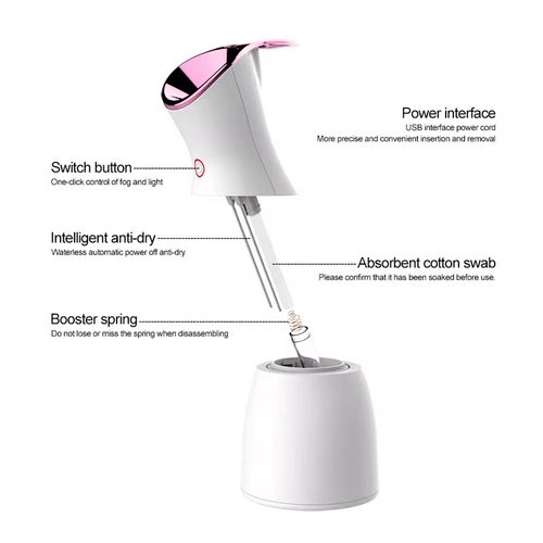 Atomizador Nano Frio Humidificador de Água Hidrata Profundamente o Beleza Humidificador