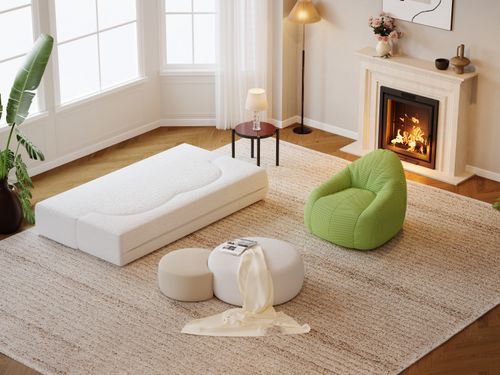 Sofá-cama com encosto de novo design