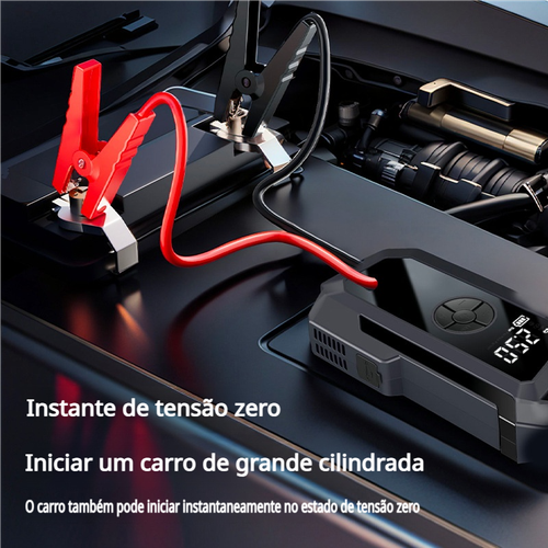 Carregador de bateria e partida portátil para carros