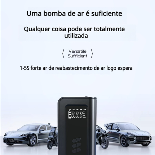 Carregador de bateria e partida portátil para carros