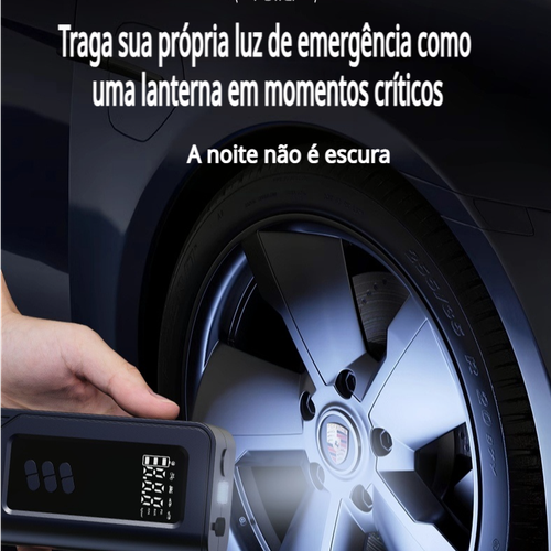 Carregador de bateria e partida portátil para carros