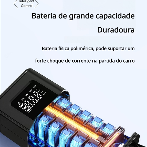 Carregador de bateria e partida portátil para carros