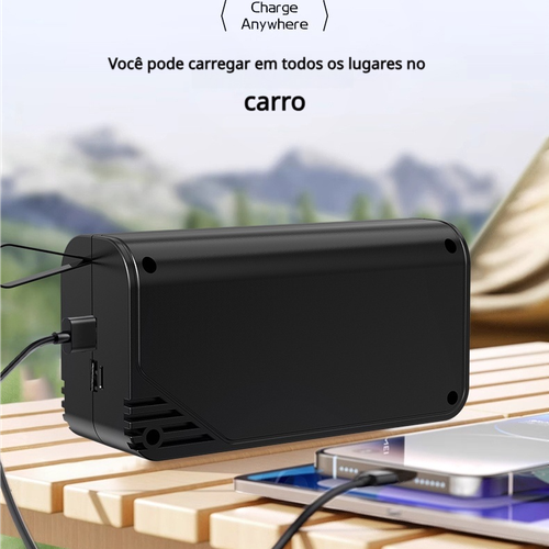 Carregador de bateria e partida portátil para carros