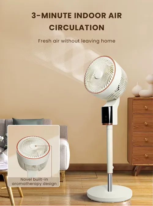 Novo ventilador vertical doméstico de circulação de ar e resfriamento