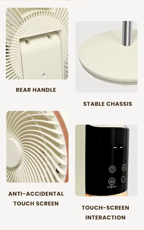 Novo ventilador vertical doméstico de circulação de ar e resfriamento