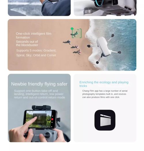DJI Mini 4K UHD Dron de Fotografia Aérea com Estabilidade Mecânica Três Eixos, Transmissão Digital de Imagem e Alcance Longo de 10km