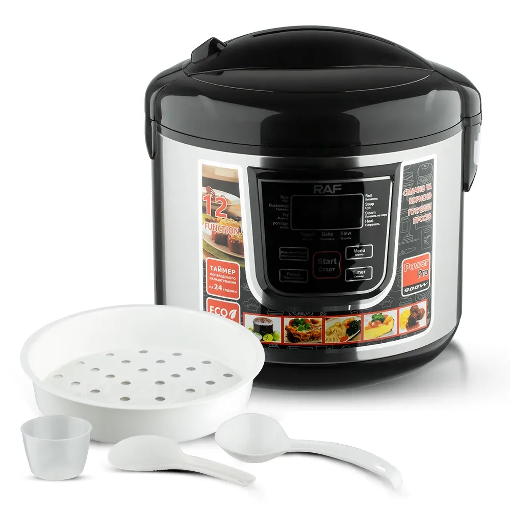 Panela de pressão elétrica multifuncional RAF 5L de 900 W