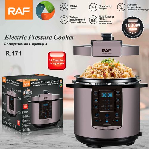 Panelas de pressão elétricas RAF 6L 1000W