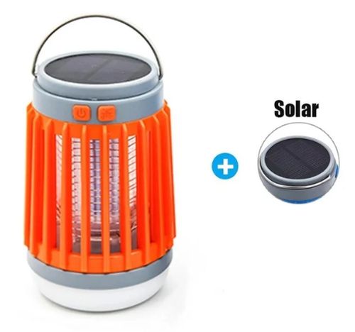 3IN1 CAMPING LANTERN WITH USB SOLAR FLY KILLER