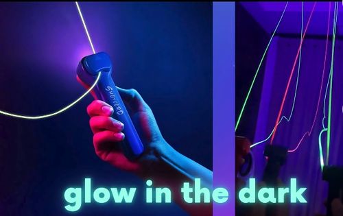 Hot sale string shooter glow in the dark loop lasso toy USB rechargeable toy pet and adult toy loop lasso