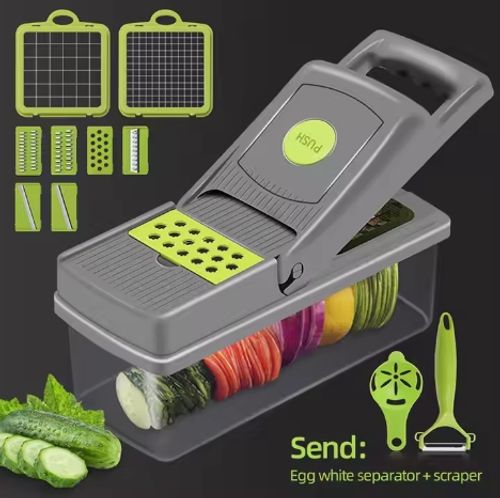 Kitchen tool 15 in 1 multifunctional slicer manual mandoline food Vegetable Chopper Cutter Onion cutter