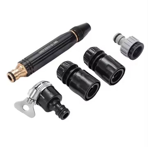 Adjustable Car Washing High Pressure Metal Garden Hose Nozzle Spray Metal Gun Garden Water Guns Rotatio